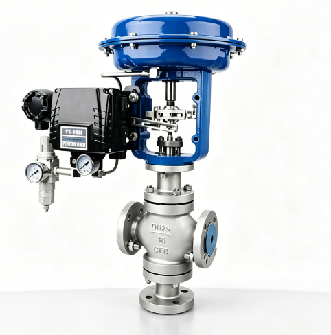 Can a Pneumatic Control Valve with Positioner Ensure Accurate Flow Control?