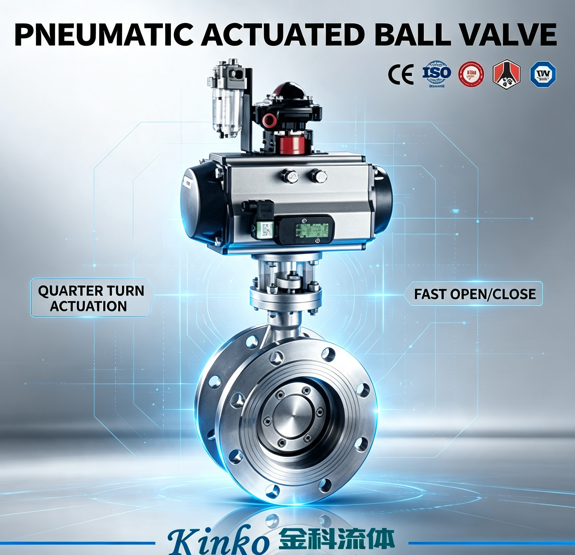Is a Butterfly Valve with Pneumatic Actuator Suitable for On/Off Service?