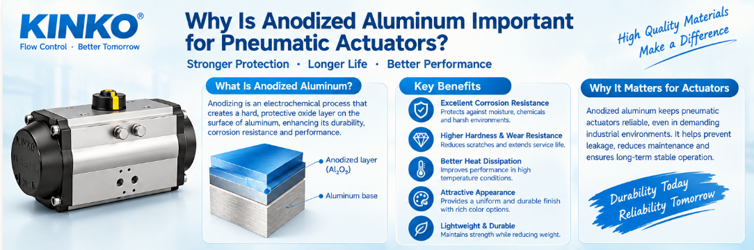 Why Is Anodized Aluminum Important for Pneumatic Actuators?