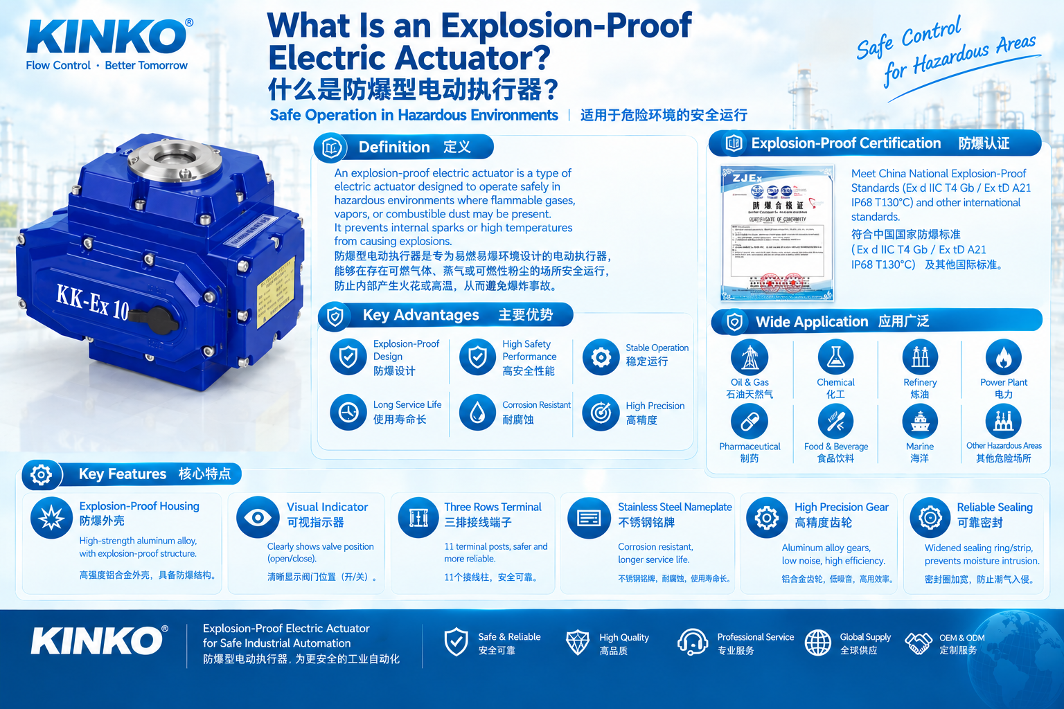 What Is an Explosion-Proof Electric Actuator?